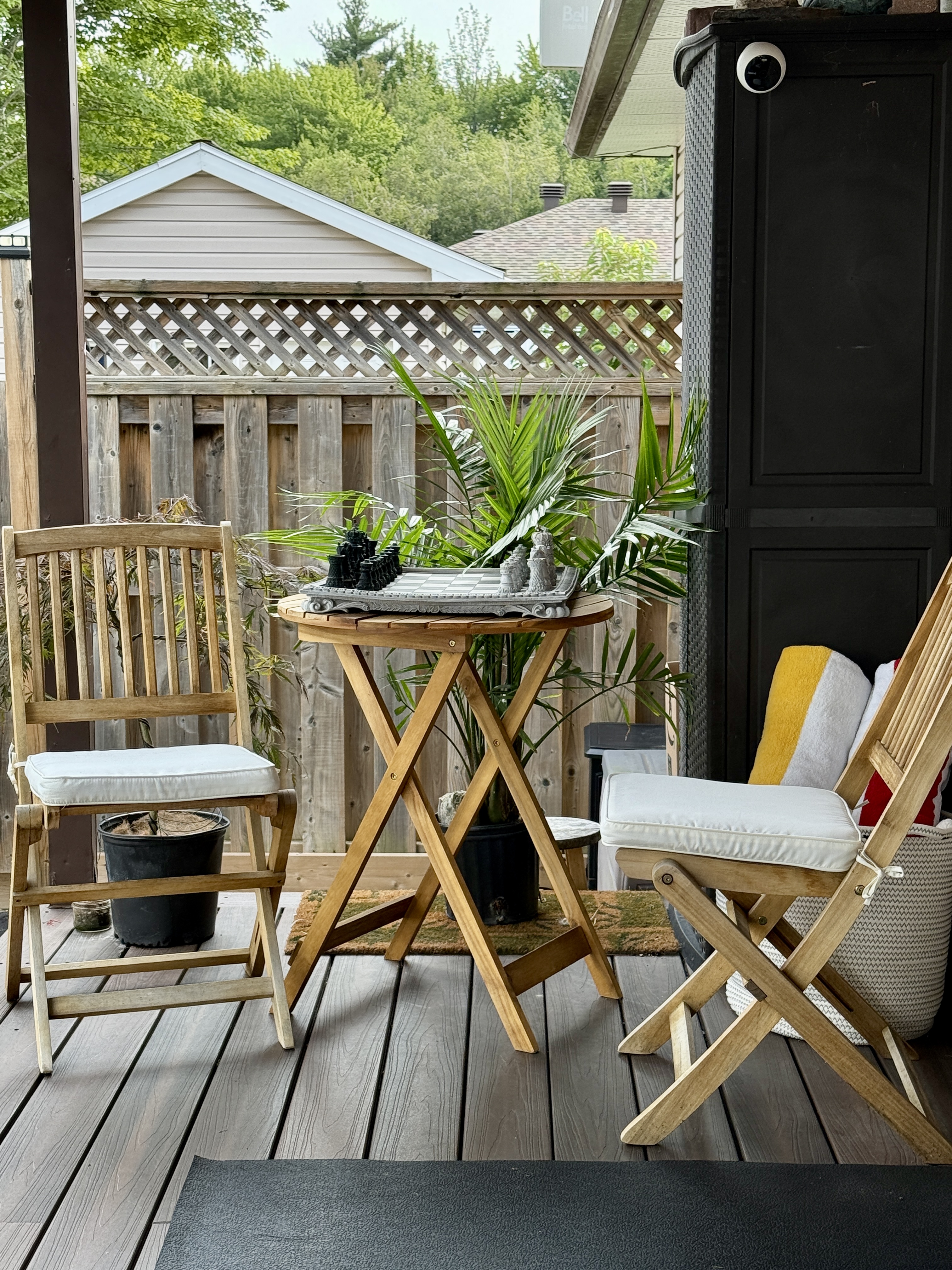 Patio table set